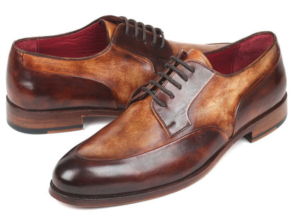 Paul Parkman Men's Dual Tone Brown Derby Shoes (Id995 - Brw) by Paul Parkman – Don't Panic Shoes