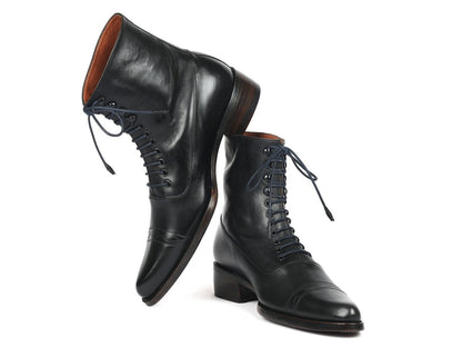 Paul Parkman Men's Goodyear Welted Boots Black Leather (IdCw477 - Blk) by Paul Parkman – Don't Panic Shoes