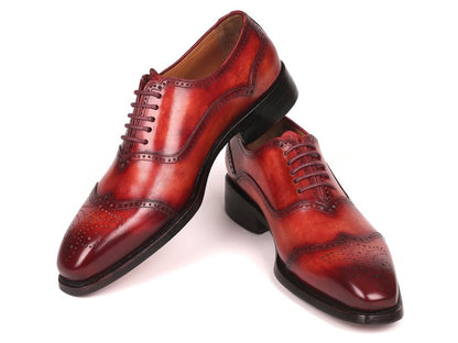 Paul Parkman Men's Goodyear Welted Oxford Shoes Reddish Brown (Id094 - Rdh) by Paul Parkman – Don't Panic Shoes