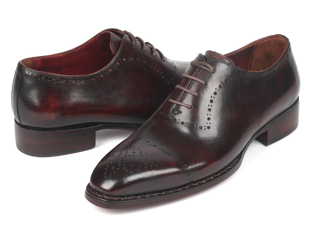 Paul Parkman Men's Goodyear Welted Oxfords In Dark Bordeaux Shoes by Paul Parkman – Don't Panic Shoes