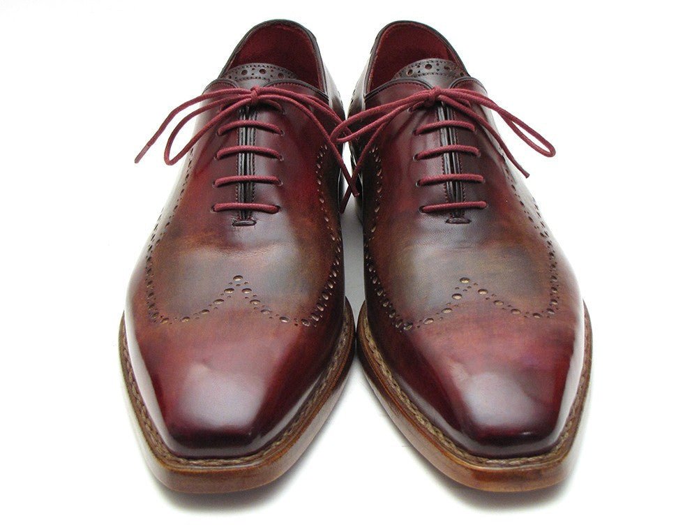 Paul Parkman Men's Goodyear Welted WIngtip Oxfords in Bordeaux And Camel Shoes by Paul Parkman – Don't Panic Shoes