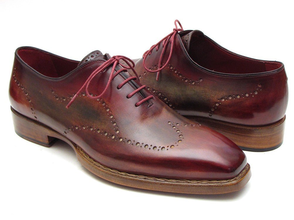 Paul Parkman Men's Goodyear Welted WIngtip Oxfords in Bordeaux And Camel Shoes by Paul Parkman – Don't Panic Shoes