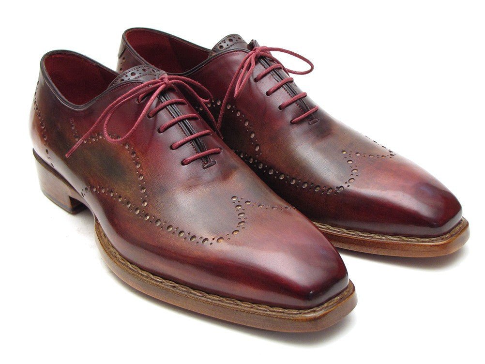 Paul Parkman Men's Goodyear Welted WIngtip Oxfords in Bordeaux And Camel Shoes by Paul Parkman – Don't Panic Shoes