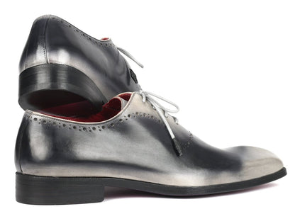Paul Parkman Men's Gray Hand - Painted Oxfords (IdAg445gry) by Paul Parkman – Don't Panic Shoes