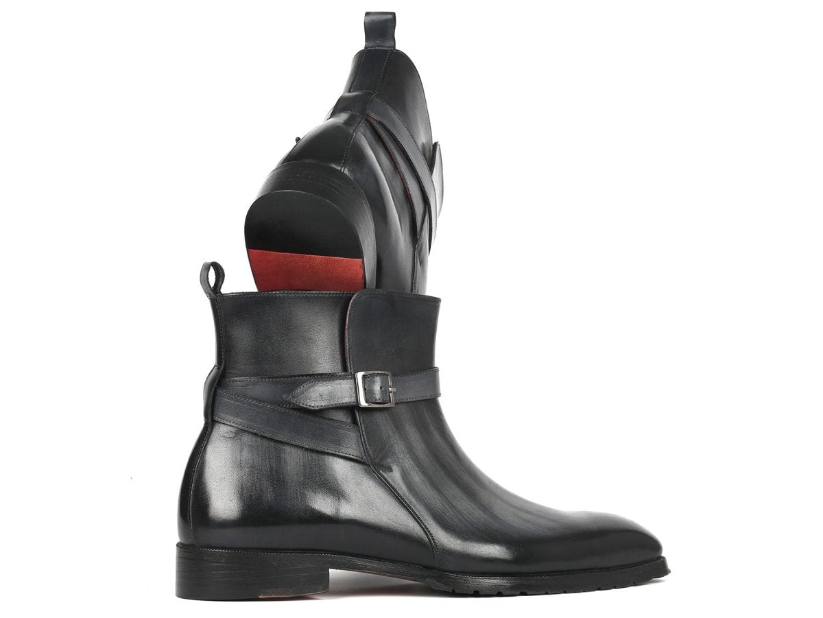 Paul Parkman Men's Gray Patina Jodhpur Boots (955gry57) by Paul Parkman – Don't Panic Shoes