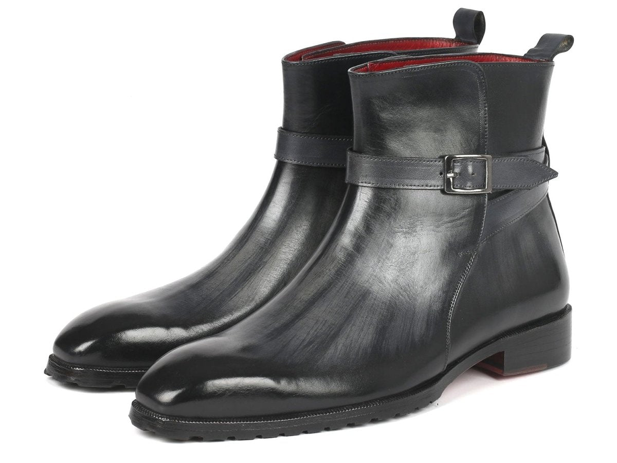 Paul Parkman Men's Gray Patina Jodhpur Boots (955gry57) by Paul Parkman – Don't Panic Shoes
