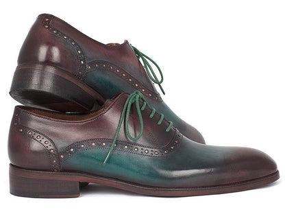 Paul Parkman Men's Green And Bordeaux Plain Toe Oxfords (IdGh88bb) by Paul Parkman – Don't Panic Shoes