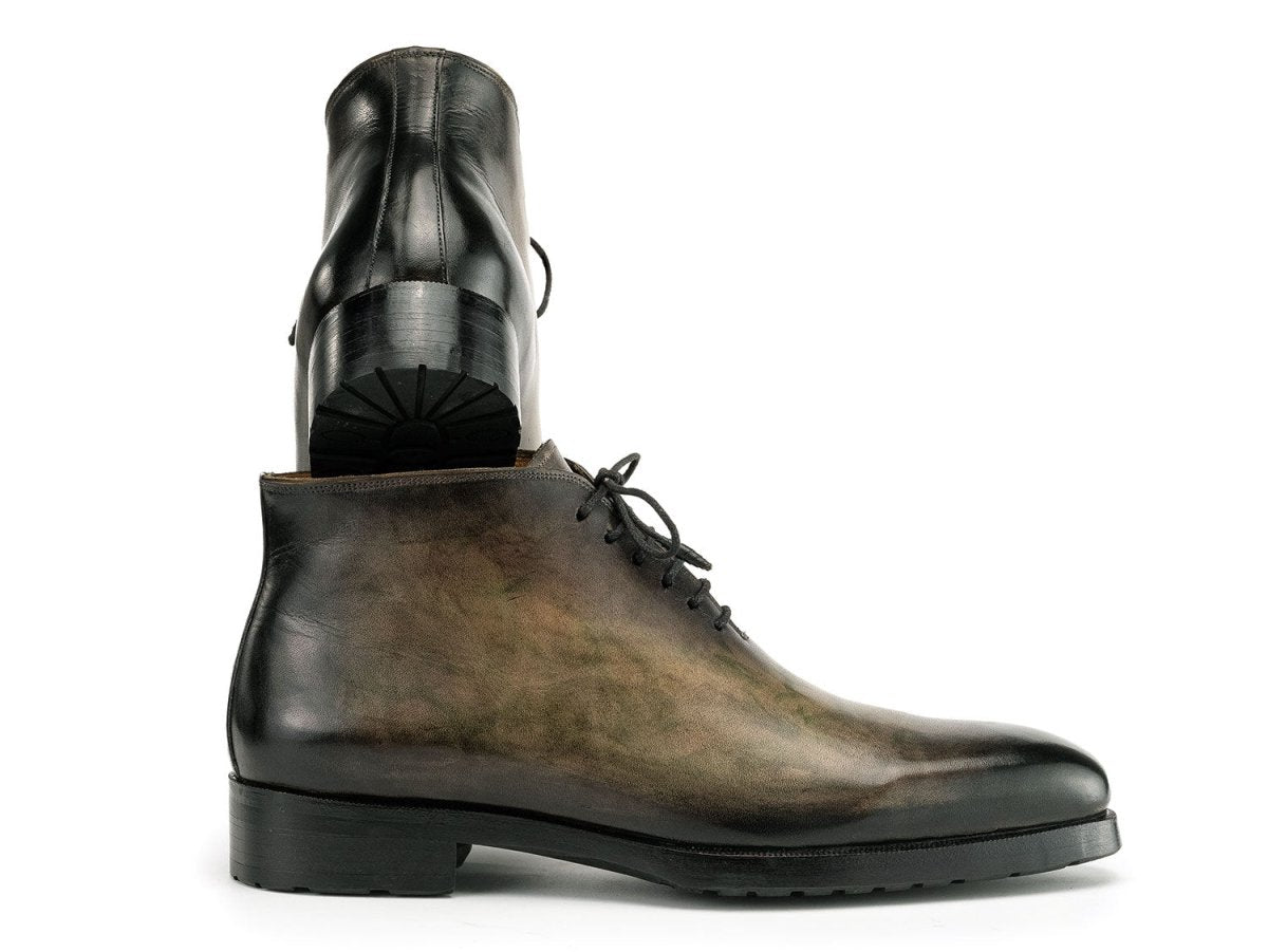 Paul Parkman Men's Green Patina Ankle Boots (Id791grn57) Shoes by Paul Parkman – Don't Panic Shoes