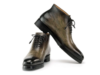 Paul Parkman Men's Green Patina Ankle Boots (Id791grn57) Shoes by Paul Parkman – Don't Panic Shoes