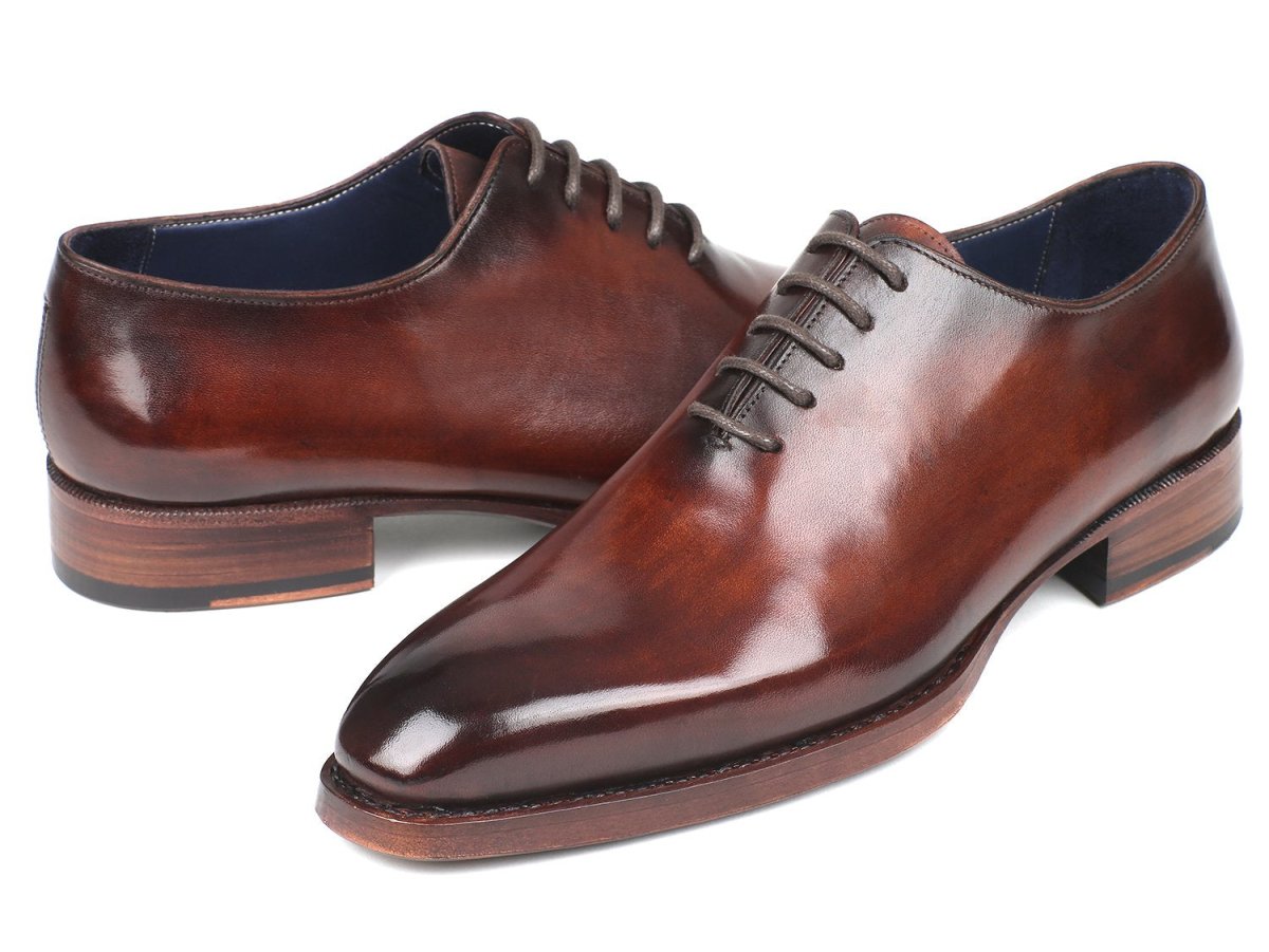Paul Parkman Men's Hand - PaInted Goodyear Welted Wholecut Oxfords in Brown Shoes by Paul Parkman – Don't Panic Shoes