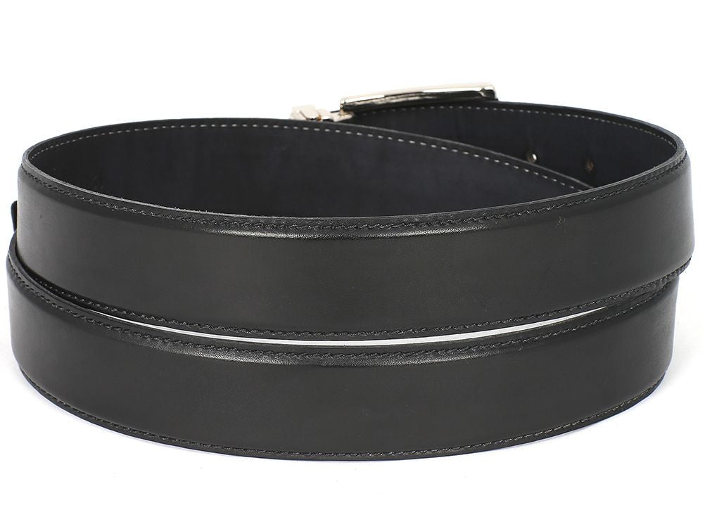 Paul Parkman Men's Hand - PaInted Leather Belt in Black Belts by Paul Parkman – Don't Panic Shoes