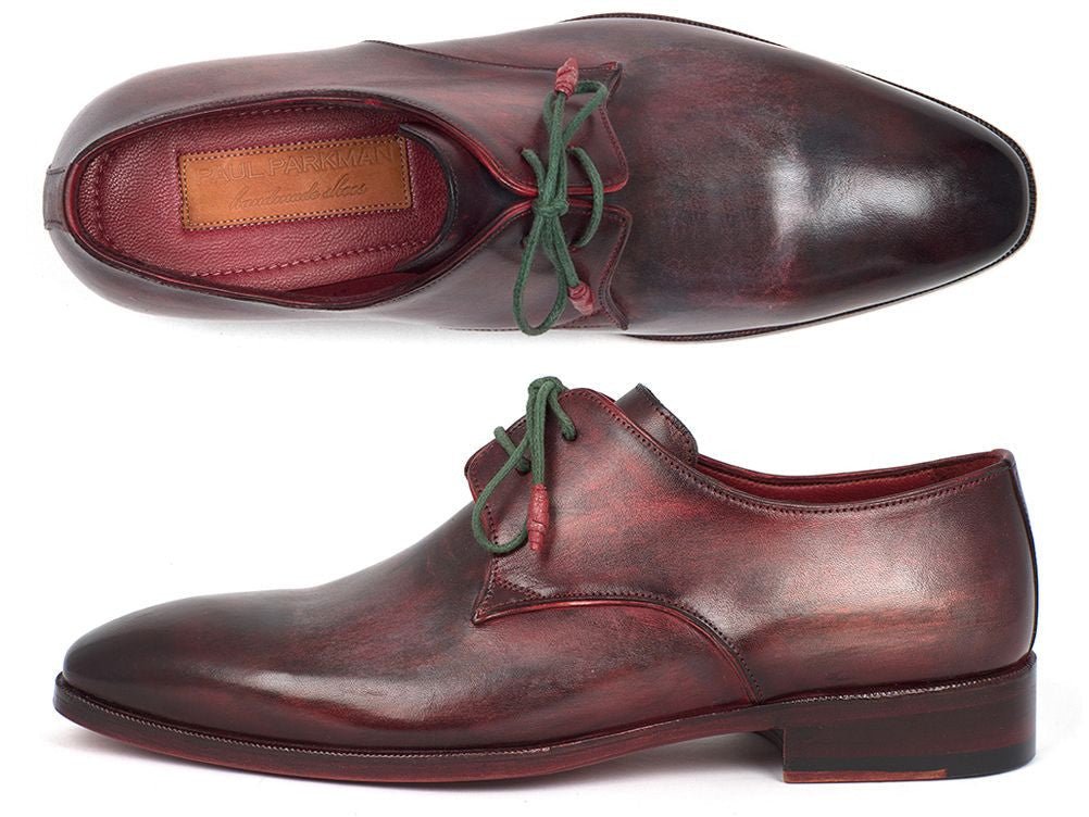 Paul Parkman Men's Hand - PaInted Leather Derby Shoes in Mixed Color Shoes by Paul Parkman – Don't Panic Shoes