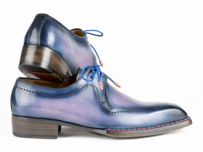 Paul Parkman Men's HAnd - Welted Pink and Navy Leather Derby Shoes (Id599f67) by Paul Parkman – Don't Panic Shoes