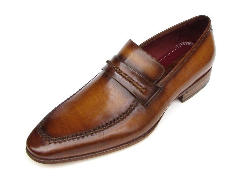Paul Parkman Men's Handmade Leather Loafers In Brown Shoes by Paul Parkman – Don't Panic Shoes