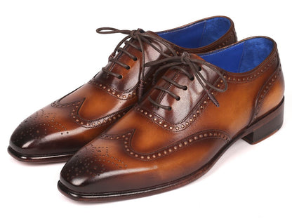 Paul Parkman Men's Handmade Wingtip Oxfords Brown (Id711w03) by Paul Parkman – Don't Panic Shoes