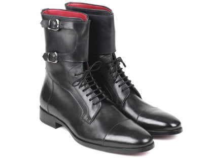 Paul Parkman Men's High Boots Black Calfskin (IdF555 - Blk) by Paul Parkman – Don't Panic Shoes
