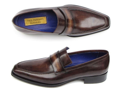 Paul Parkman Men's Loafer Bronze Hand Painted Shoes (Id012 - Brnz) by Paul Parkman – Don't Panic Shoes