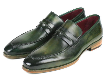 Paul Parkman Men's Loafer Shoes Green (Id068 - Grn) by Paul Parkman – Don't Panic Shoes