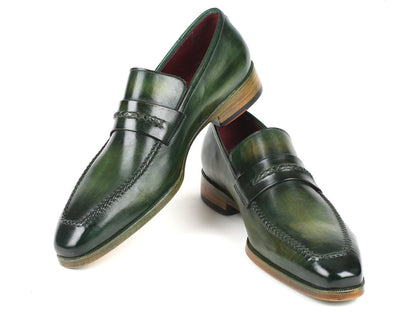 Paul Parkman Men's Loafer Shoes Green (Id068 - Grn) by Paul Parkman – Don't Panic Shoes