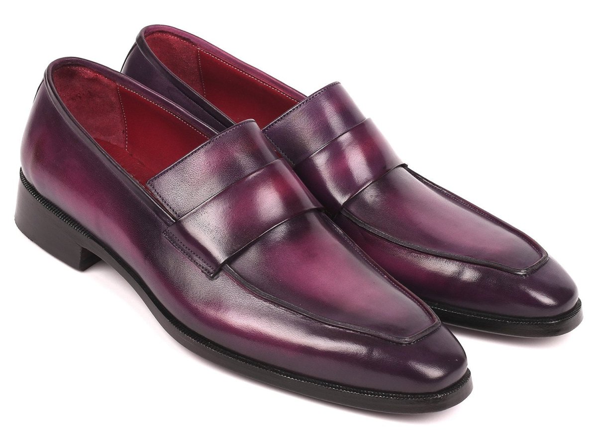 Paul Parkman Men's Loafers In Purple Shoes by Paul Parkman – Don't Panic Shoes