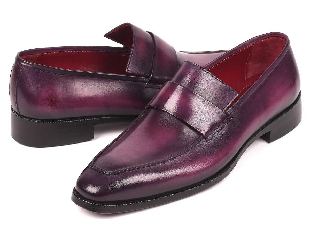 Paul Parkman Men's Loafers In Purple Shoes by Paul Parkman – Don't Panic Shoes