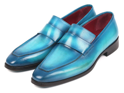 Paul Parkman Men's Loafers Turquoise (Id093 - Trq) by Paul Parkman – Don't Panic Shoes
