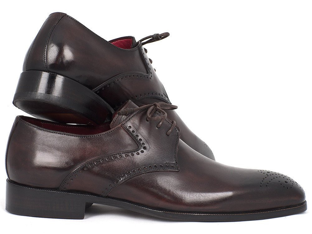 Paul Parkman Men's Medallion Toe Derby Shoes In Brown Shoes by Paul Parkman – Don't Panic Shoes
