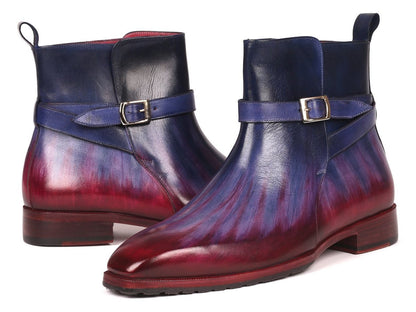 Paul Parkman Men's Multicolor Patina Jodhpur Boots (955mix32) by Paul Parkman – Don't Panic Shoes