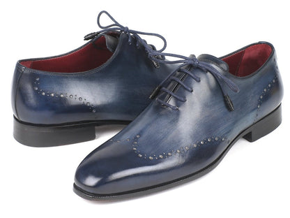 Paul Parkman Men's Navy Burnished Wingtip Oxfords (Id84nt56) by Paul Parkman – Don't Panic Shoes