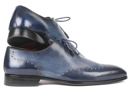 Paul Parkman Men's Navy Burnished Wingtip Oxfords (Id84nt56) by Paul Parkman – Don't Panic Shoes