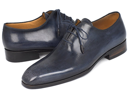Paul Parkman Men's Navy Wholecut Oxfords (IdKr254nvy) by Paul Parkman – Don't Panic Shoes