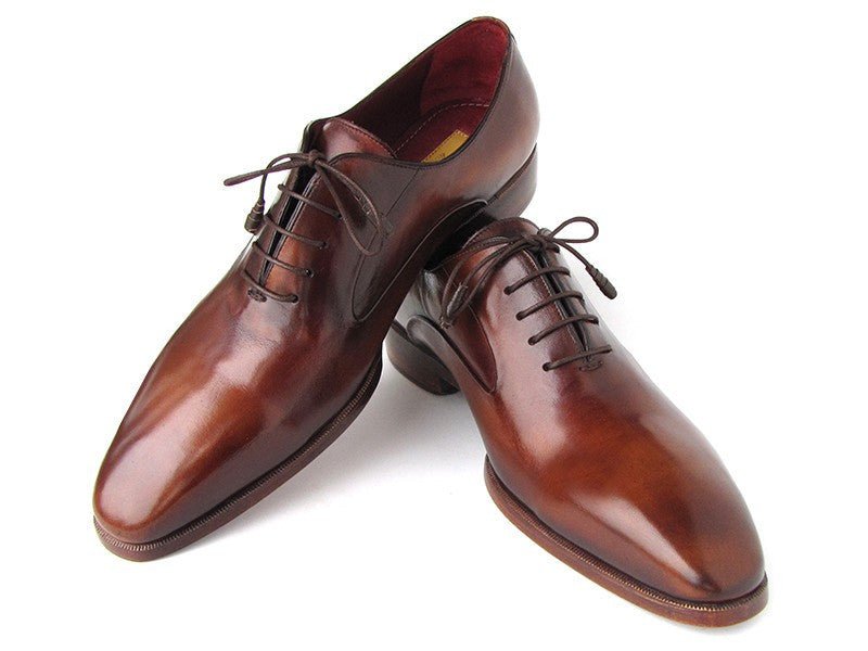Paul Parkman Men's PlaIn Toe Calfskin Oxfords in Brown Shoes by Paul Parkman – Don't Panic Shoes