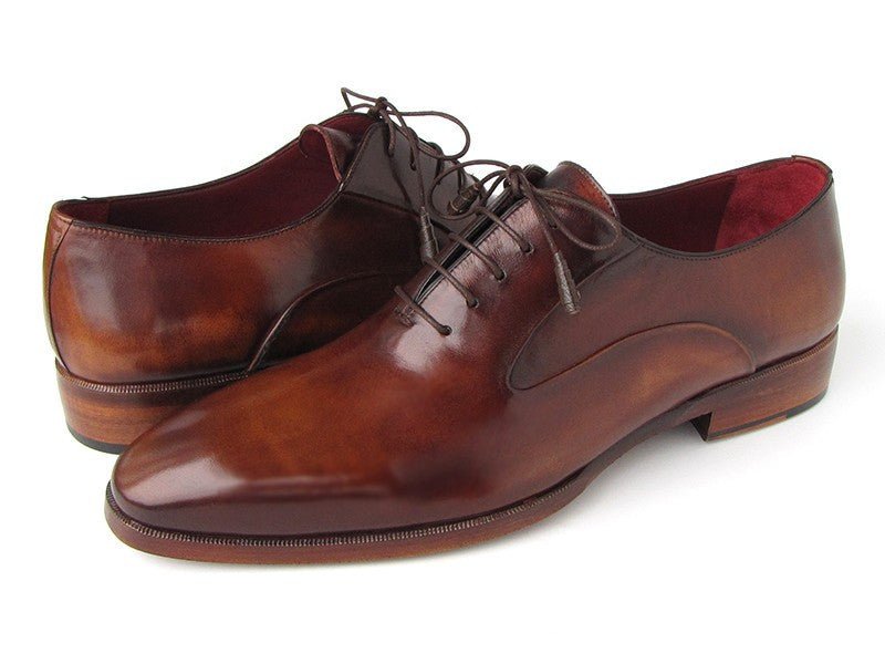 Paul Parkman Men's PlaIn Toe Calfskin Oxfords in Brown Shoes by Paul Parkman – Don't Panic Shoes