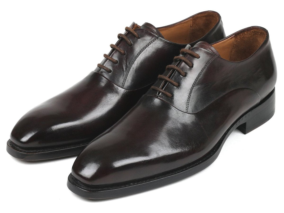 Paul Parkman Men's PlaIn Toe Oxfords in Brown Shoes by Paul Parkman – Don't Panic Shoes