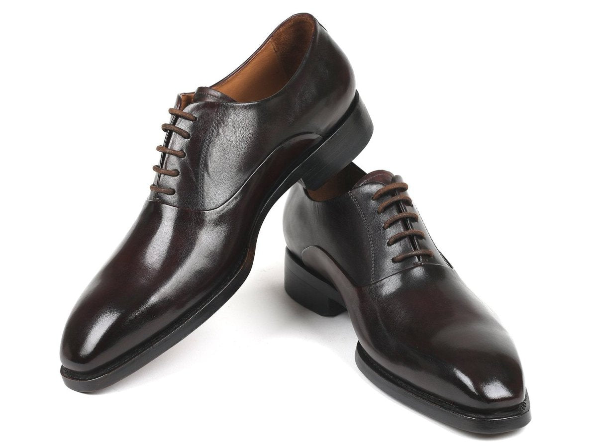 Paul Parkman Men's PlaIn Toe Oxfords in Brown Shoes by Paul Parkman – Don't Panic Shoes