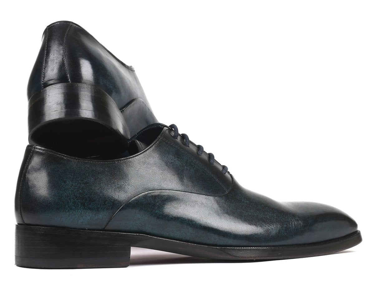 Paul Parkman Men's PlaIn Toe Oxfords in Navy Shoes by Paul Parkman – Don't Panic Shoes