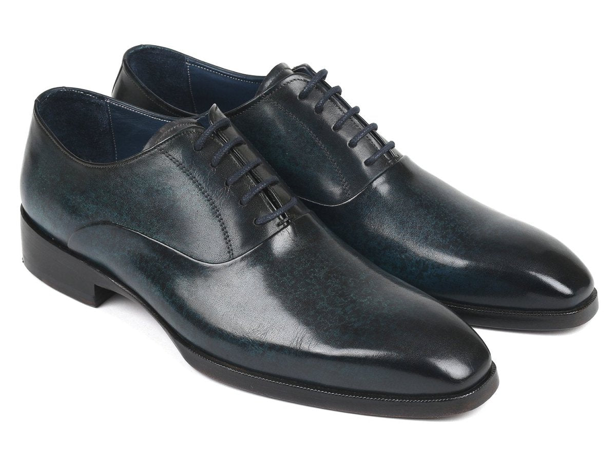 Paul Parkman Men's PlaIn Toe Oxfords in Navy Shoes by Paul Parkman – Don't Panic Shoes