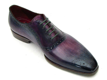 Paul Parkman Men's Purple And Navy Medallion Toe Oxfords (IdPr88tt) by Paul Parkman – Don't Panic Shoes