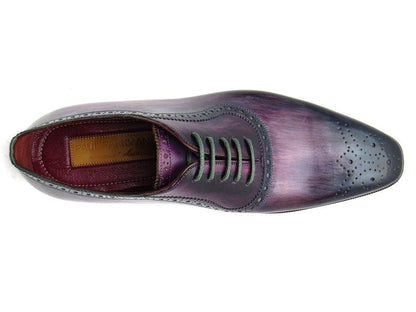 Paul Parkman Men's Purple And Navy Medallion Toe Oxfords (IdPr88tt) by Paul Parkman – Don't Panic Shoes