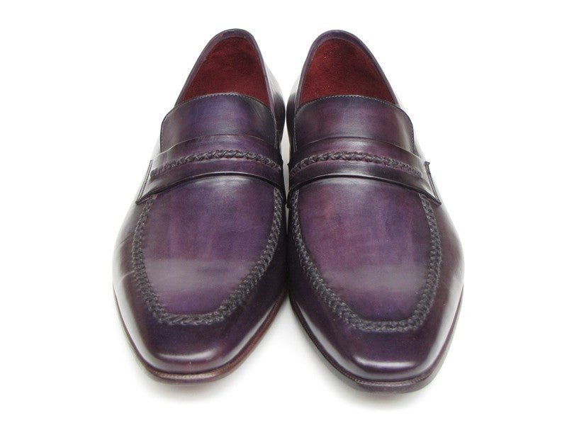Paul Parkman Men's Purple Loafers Handmade Slip - On Shoes (Id068 - Rp) by Paul Parkman – Don't Panic Shoes