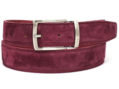 Paul Parkman Men's Purple Suede Belt (IdB06 - Rp) by Paul Parkman – Don't Panic Shoes