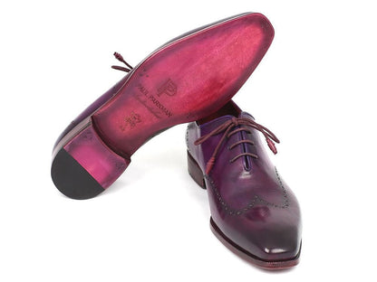 Paul Parkman Men's Purple Wingtip Oxfords (Id84ht12) by Paul Parkman – Don't Panic Shoes