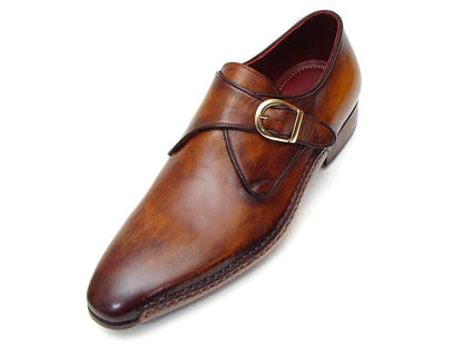 Paul Parkman Men's Single Monkstraps Brown Leather (Id69v5e) by Paul Parkman – Don't Panic Shoes