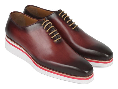 Paul Parkman Men's Smart Casual Wholecut Oxfords Bordeaux (Id191 - Brd) Shoes by Paul Parkman – Don't Panic Shoes