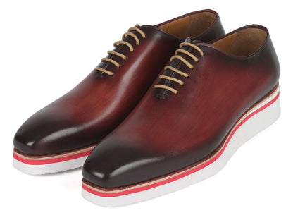 Paul Parkman Men's Smart Casual Wholecut Oxfords Bordeaux (Id191 - Brd) Shoes by Paul Parkman – Don't Panic Shoes
