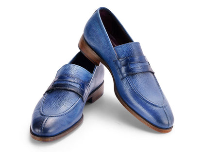 Paul Parkman Men's Split Toe Loafer Shoes Blue (Id694bl65) Shoes by Paul Parkman – Don't Panic Shoes