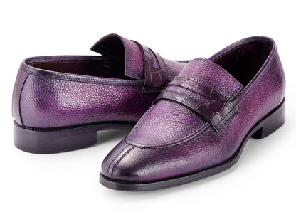 Paul Parkman Men's Split Toe Loafer Shoes Purple (Id694pr87) Shoes by Paul Parkman – Don't Panic Shoes