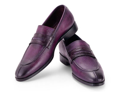 Paul Parkman Men's Split Toe Loafer Shoes Purple (Id694pr87) Shoes by Paul Parkman – Don't Panic Shoes