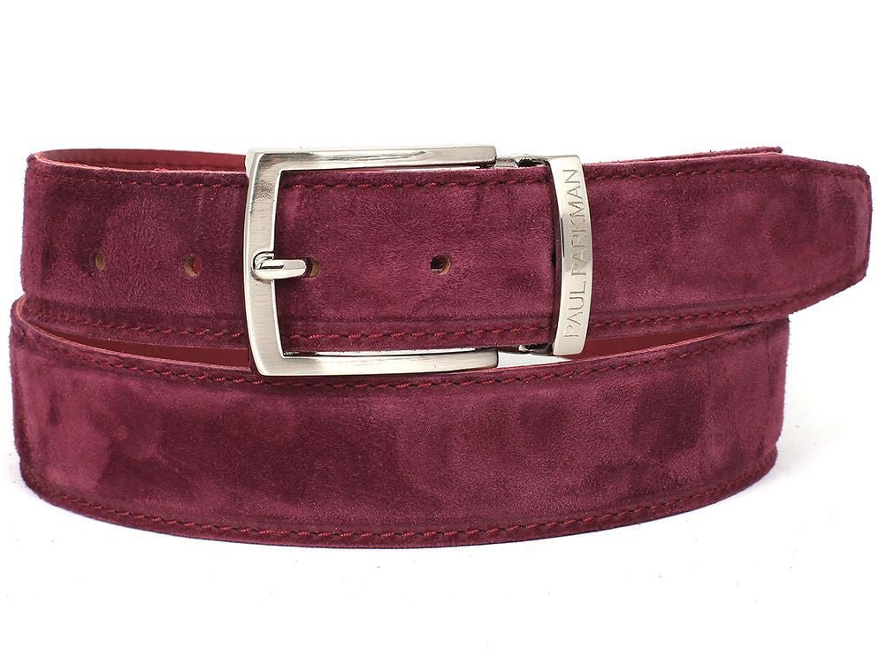 Paul Parkman Men's Suede Belt In Purple Belts by Paul Parkman – Don't Panic Shoes