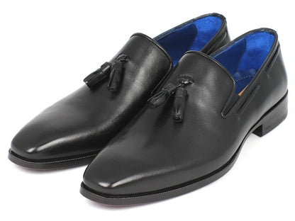 Paul Parkman Men's Tassel Loafer Black Leather Upper And Leather Sole (Id5141 - Blk) by Paul Parkman – Don't Panic Shoes